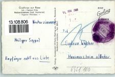 74865 W6951 Neckarzimmern Gebrauchsspuren Gasthaus zur Rose