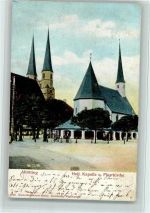 W8262 Altötting Heil. Kapelle und Pfarrkirche Reliefdruck 1905