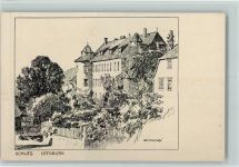 W6407 Schlitz Ottoburg - Federzeichnung - Verlag Mandt Ubbelohde, O. 1926