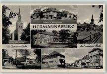 29303 W3102 Hermannsburg - Kleine Kreuzkirche Lothar- und Billingstraße Altes Missionshaus Am Wehrsteg Postamt