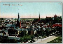 24937 W2390 Flensburg 1912 - Blick von Duburg