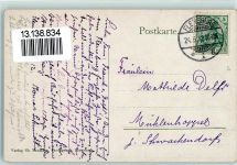 24937 W2390 Flensburg 1912 - Blick von Duburg