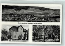37671 W3470 Ottbergen , Kr Höxter - Gesamtansicht Fremdenheim Ahrens Schattige Gartenanlage 3-Bildaufnahme