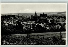 Münsterberg i Schl Ziebice - Blick zum Münster Bahnpost Zug 524