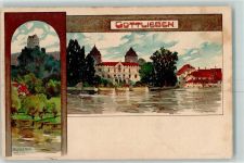 Gottlieben Salenstein sign K. Mutter Künstlerkarte Mutter, K. 1907 Karte beschädigt