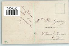 Helvetia - AK Briefmarkensprache 1908