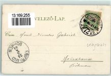 Budapest Gruss aus Sonnenschein AK Motiv Ungarn 1901