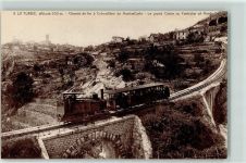 Monte Carlo - La Turbie Eisenbahn Dampflok