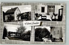 37299 W3441 Weißenborn b Eschwege - Haus Sander Terrasse Gute Stube Farn