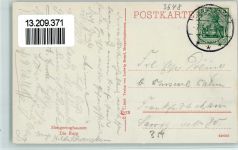 34454 W3548 Mengeringhausen 1914 - Schmuckrahmen - Die Burg