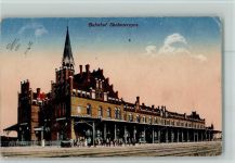 Skalmierzyce 1917 - Bahnhof AK