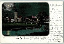 90100 Delle Lithographie / Mondschein