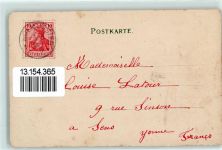 57200 Sarreguemines 1904 - Kapellstraße AK