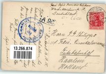18273 O2600 Güstrow 1915 Gebrauchsspuren John Brinkmann Straße