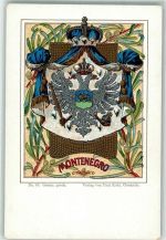 Wappen Krone No.49 Motiv Montenegro