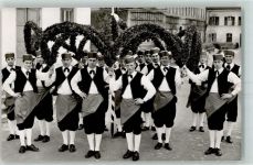 83527 W8092 Haag , Oberbay 1956 - Schäfflertanz des TSV 1864 Trachten