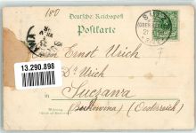68360 Soultz-Haut-Rhin Sulz 1898 Gebrauchsspuren Lithographie
