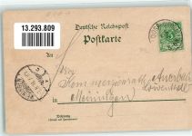 98617 O6100 Meiningen 1898 Lithographie Meierei Landsberg Schloß Landsberg