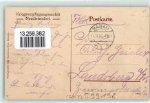 99192 O5103 Neudietendorf 1916 - Kriegsverpflegungsanstalt Barackenlager Dampflokomotive Fahne