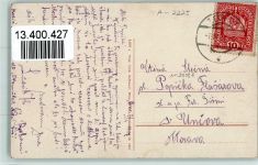 3710 Ziersdorf 1917 - Hauptstraße, Partie beim Bahnhof AK