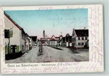 87727 W8943 Babenhausen , Schwab 1905 - Bahnhofstraße, AK