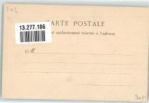 Rouvier la Vierge Finances Denizard Karikatur sign. Orens Motiv Frankreich Künstlerkarte