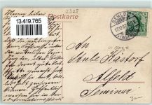 38279 W3328 Sehlde b Salzgitter 1907 - Innerste-Brücke Kirche Pfarrhaus Mühle