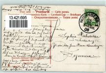 W8500 Nürnberg Landesausstellung durchbrochene Papierwand AK Geldschein auf AK 1906