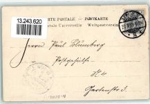 Liegnitz Legnica 1903 Privatfoto AK Forsthaus Briefkasten Männer Ort handschriftlich