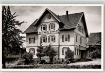 75323 W7547 Aichelberg , Kr Calw Gebrauchsspuren Gasthaus Sonne