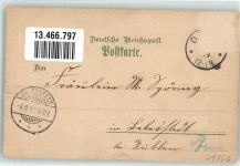 21756 W2176 Osten , Oste 1899 Gebrauchsspuren Marktplatz Warenhaus Richter Fähre Amtsgericht Litho