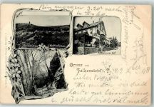 61462 W6240 Falkenstein , Taunus 1898 - Ruine Falkenstein Gasthaus Frankfurter Hof Moritzfelsen
