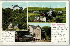 01773 O8242 Bärenstein , Osterzgeb 1913 - Schloss Sägewerk Bahnhotel