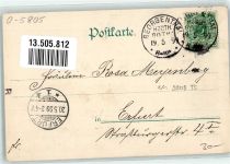 99887 O5805 Georgenthal , Thüringerw 1899 Lithographie Rodebach's Mühle Bahnhof Schützenhof