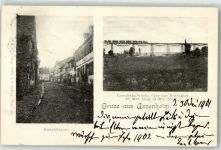 61130 W6361 Assenheim, Hess 1901 - Hauptstraße Eisenbahnbrücke Niddatal