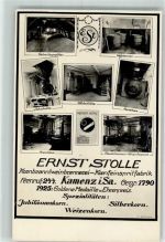 01917 O8290 Kamenz Foto AK Kornbranntweinbrennerei Ernst Stolle Innenaufnamen