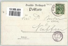 72555 W7430 Metzingen , Württ 1907 Lithographie Wasserfall