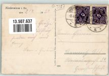 09577 O9387 Niederwiesa - Gasthaus zur Linde Kutscherstube Infationsporto 40 Reichsmark