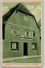 65439 W6093 Flörsheim am Main - Gasthaus Zur Krone Karl Baumann