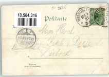 08261 O9655 Schöneck , Vogtl 1897 Gebrauchsspuren Friedrich August-Stein Hotel zum Schützenhaus Kegelbahn Jagdzimmer Tanzsaal Lithographie