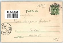 65391 W6223 Lorch , Rheingau 1897 Lithographie Schelmenklinge Gasthaus Zur Harmonie Schillerhaus Kloster Lorch Wasserfall Ottmar Zieher