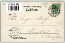 77960 W7633 Schönberg , Kr Lahr, Schwarzw 1898 Lithographie Burgruine Hohengeroldseck Gasthaus zum Löwen