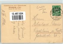 63477 W6457 Dörnigheim - Gasthaus zur Mainlust Ev. Kirche Main