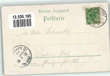 19348 O2910 Perleberg 1897 Lithographie Kriegerdenkmal Kaiserl. Postamt Roland Die Stepenitz
