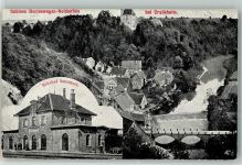 74564 W7180 Satteldorf - Bahnhof Schloss Burleswagen-Neidenfels bei Crailsheim
