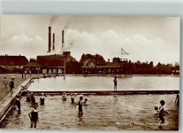 04610 O7401 Mumsdorf Foto AK Schwimbad Familenbad Phönix