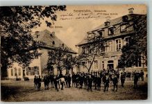 55566 W6553 Sobernheim 1921 - Realschule Neues und Altes Schulhaus Pausenplatz