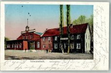 39397 O3237 Schwanebeck b Oschersleben 1916 - Schützenhaus Verenslazarett Rotes Kreuz