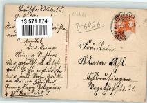 98724 O6426 Lauscha 1918 - Bahnhofstra0e Schule Apotheke Gasthaus Eichhorn