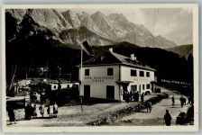 82491 W8104 Eibsee Foto AK Bayr.-Zugspitzbahnhof Eibsee